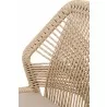Loom Dining Chair - Sand Natural Gray Fixed - Seat Back Details - Loom Dining Chair - Sand Natural Gray Fixed - Seat Back Details