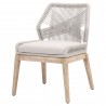 Loom Dining Chair - Taupe Fixed - Angled