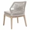 Loom Dining Chair - Taupe Fixed - Back Angled - Loom Dining Chair - Taupe Fixed - Back Angled