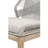 Loom Dining Chair - Taupe Fixed - Seat Close-up - Loom Dining Chair - Taupe Fixed - Seat Close-up