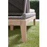 Essentials For Living Loom Outdoor Chaise Lounge - Back Leg Close-up