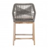 Loom Outdoor Counter Stool - Platinum Reinforced - Back