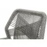 Loom Outdoor Counter Stool - Platinum Reinforced - Seat Back - Loom Outdoor Counter Stool - Platinum Reinforced - Seat Back
