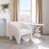 Lopta Accent Chair in White- Lifestyle 1
