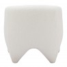 Lopta Accent Chair in White- back view 1