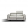 J&M Furniture Lorenzo Sofa in Light Grey Headrest View