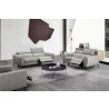 J&M Furniture Lorenzo Sofa in Light Grey- Set View