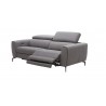 J&M Furniture Lorenzo Grey Fabric Sofa