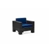 Woodard Lorenzo Lounge Chair - Angled - Woodard Lorenzo Lounge Chair - Angled