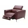 Lorenzo Merlot Leather Chair - Lorenzo Merlot Leather Chair