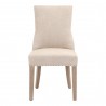 Lourdes Dining Chair in Bisque Natural Gray - Front