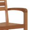Lovel Teak Outdoor Dining Stacking Armchair (Set of 4) - Details