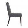 Sunpan Tory Dining Chair Dark Grey - Side Angle