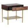 Sunpan Kingsdale Nighstand - Front Side Opened Angle - Sunpan Kingsdale Nighstand - Front Side Opened Angle