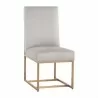 Sunpan Joyce Dining Chair in Casablanca Stratus - Front Side Angle - Sunpan Joyce Dining Chair in Casablanca Stratus - Front Side Angle