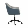 Sunpan Mike Officer Chair Polo Club Stone / Dillon Thunder - Side Angle - Sunpan Mike Officer Chair Polo Club Stone / Dillon Thunder - Side Angle