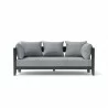Anderson Teak Coronado Deep Seating Aluminum Sofa front - Anderson Teak Coronado Deep Seating Aluminum Sofa front