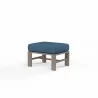 Laguna Ottoman in Spectrum Indigo, No Welt - Front Side Angle - Laguna Ottoman in Spectrum Indigo, No Welt - Front Side Angle