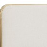 Sunpan Tometi Bed - King Chacha Cream - Closeup Top Angle