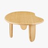 Greenington Zephyr Coffee Table, Wheat - Front Side Angle