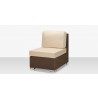 Source Furniture Lucaya Armles Chair with Standard Cushion California Sand Angle