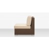 Source Furniture Lucaya Armles Chair with Standard Cushion California Sand Side