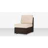 Source Furniture Lucaya Armles Chair with Standard Cushion Espresso Angle
