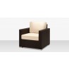 Source Furniture Lucaya Club Chair Espresso Angle