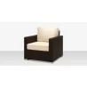 Source Furniture Lucaya Club Chair Espresso Angle - Source Furniture Lucaya Club Chair Espresso Angle