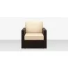 Source Furniture Lucaya Club Chair Espresso Front - Source Furniture Lucaya Club Chair Espresso Front