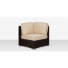 Source Furniture Lucaya Corner Square With Standard Cushion Espresso Angle