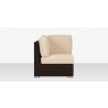 Source Furniture Lucaya Corner Square With Standard Cushion Espresso  Side