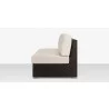 Source Furniture Lucaya Armless Loveseat With Standard Cushion Espresso Side - Source Furniture Lucaya Armless Loveseat With Standard Cushion Espresso Side