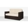 Source Furniture Lucaya Loveseat Espresso Angle - Source Furniture Lucaya Loveseat Espresso Angle