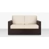 Source Furniture Lucaya Loveseat Espresso Front - Source Furniture Lucaya Loveseat Espresso Front