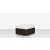 Source Furniture Lucaya Ottoman With Standard Cushion Espresso Angle