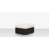 Source Furniture Lucaya Ottoman With Standard Cushion Espresso Angle - Source Furniture Lucaya Ottoman With Standard Cushion Espresso Angle