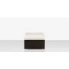 Source Furniture Lucaya Ottoman With Standard Cushion Espresso Front - Source Furniture Lucaya Ottoman With Standard Cushion Espresso Front