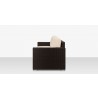 Source Furniture Lucaya Sofa with Standard Cushion Espresso Side