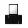 J&M Furniture Lucca Bedroom - Dresser + Mirror Side View