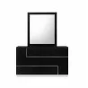 J&M Furniture Lucca Bedroom - Dresser + Mirror Side View - J&M Furniture Lucca Bedroom - Dresser + Mirror Side View