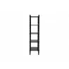 Lucera Bobbin Display Shelf in Black - side - Lucera Bobbin Display Shelf in Black - side