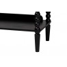 Lucera Bobbin Display Shelf in Black - legs - Lucera Bobbin Display Shelf in Black - legs