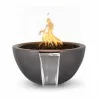 Luna-GFRC-Fire-and-Water-Bowl-30-inch-Chestnut - Luna-GFRC-Fire-and-Water-Bowl-30-inch-Chestnut