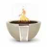 Luna-GFRC-Fire-and-Water-Bowl-30-inch-Vanilla - Luna-GFRC-Fire-and-Water-Bowl-30-inch-Vanilla