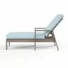 Laguna Chaise Lounge in Canvas Skyline, No Welt Side Angle - Laguna Chaise Lounge in Canvas Skyline, No Welt Side Angle