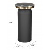 Luxor Drink Table Multicolor. - Table Dimensions