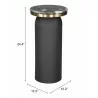 Luxor Drink Table Multicolor. - Table Dimensions - Luxor Drink Table Multicolor. - Table Dimensions