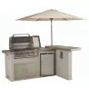 Bull BBQ Luxury Q Outdoor Kitchen & Grill - With Umbrella - Bull BBQ Luxury Q Outdoor Kitchen & Grill - With Umbrella