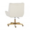 Sunpan Mirian Office Chair - Zenith Alabaster - Back Side Angle